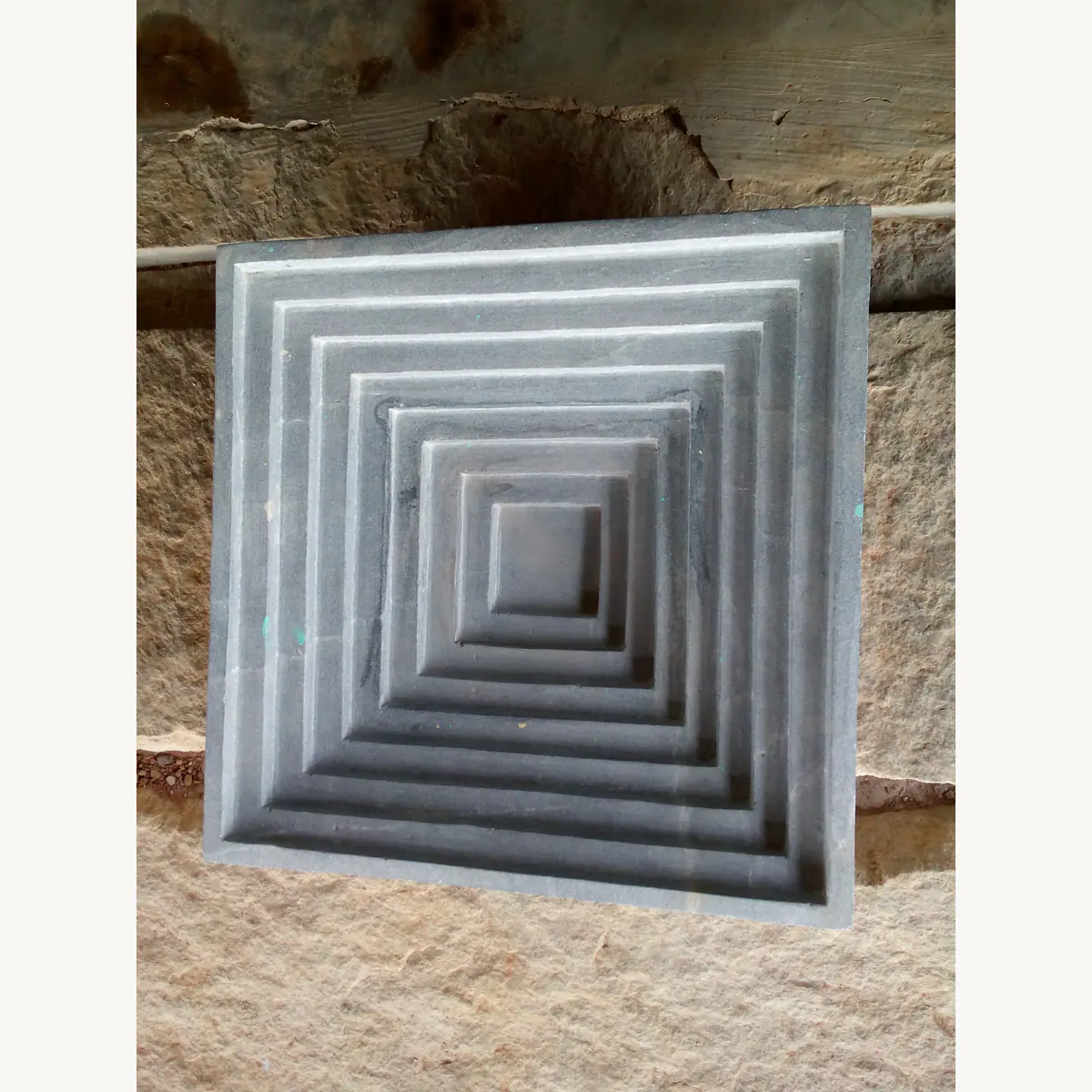 Geometric Stone Panel
