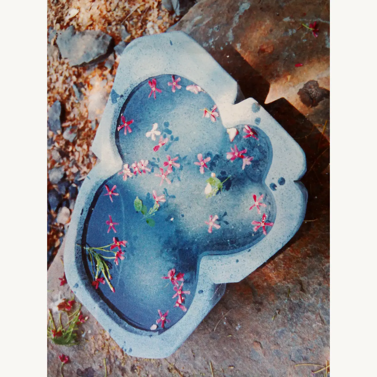 Stone Water & Flower Bowls